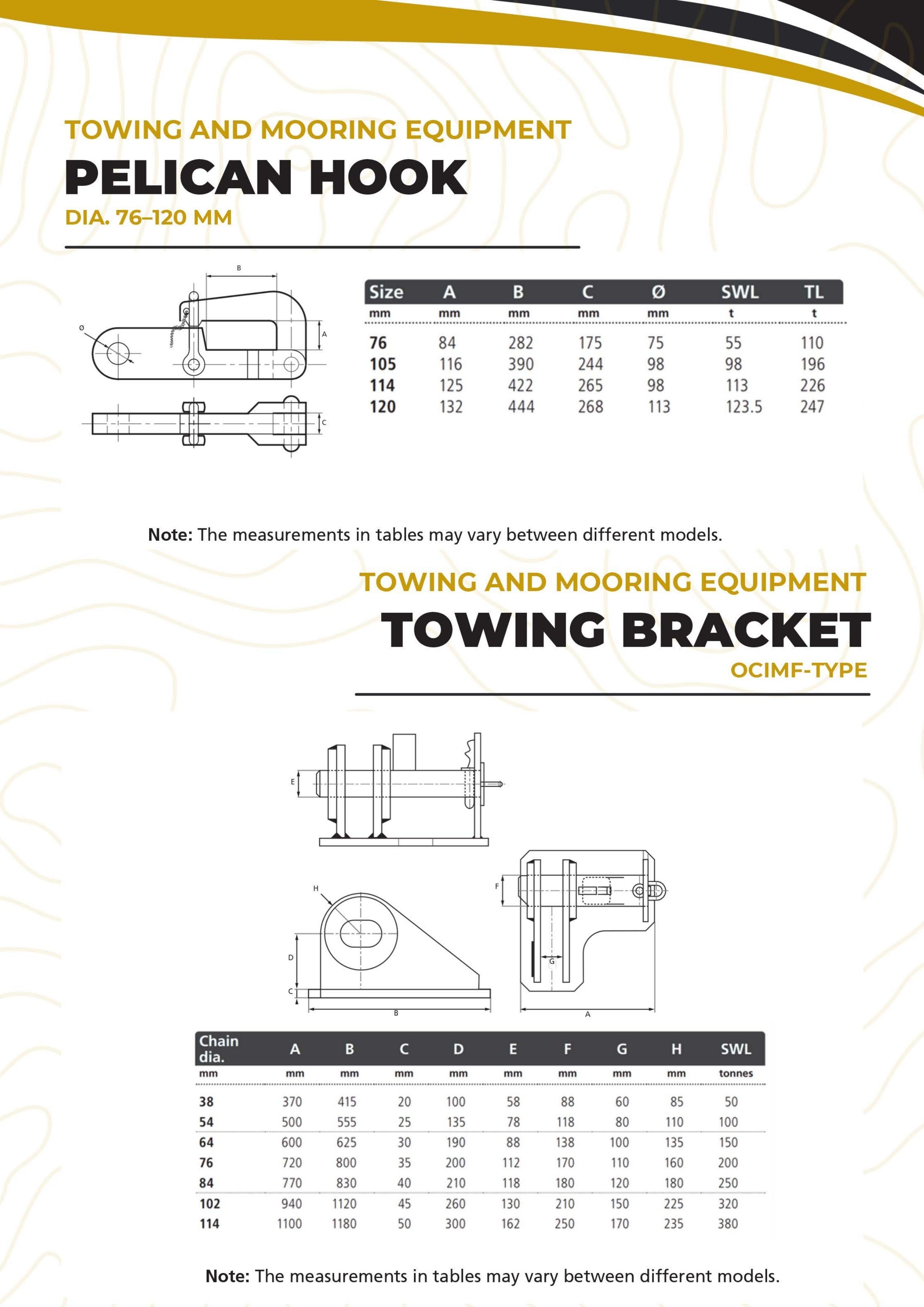 Towing and Mooring Equipments 14